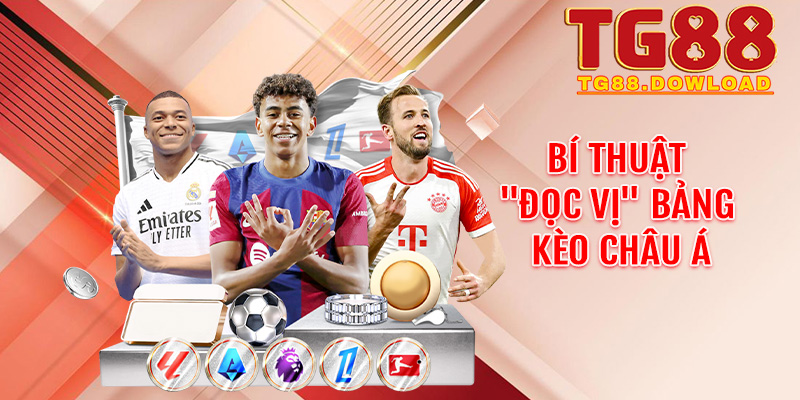 Bí thuật "đọc vị" bảng kèo Châu Á: Cách biến Tg88 thành mỏ vàng từ những con số biết nói